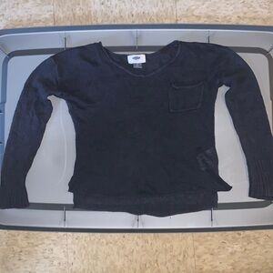 Old Navy, dark blue, size 5T, sweater/shirt.